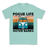 Seafoam pogue life outer banks retro vintage Classic Tee - artisFamous