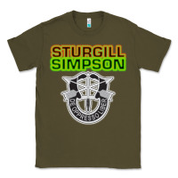 Army Green Sturgill Simpson De Oppresso Liber Classic Tee - artisFamous