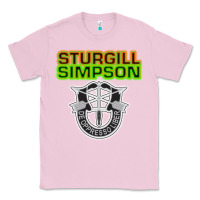 Bubblegum Pink Sturgill Simpson De Oppresso Liber Classic Tee - artisFamous