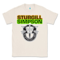 Natural Sturgill Simpson De Oppresso Liber Classic Tee - artisFamous