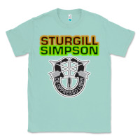 Seafoam Sturgill Simpson De Oppresso Liber Classic Tee - artisFamous