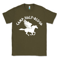 Army Green camp half blood Classic Tee - artisFamous