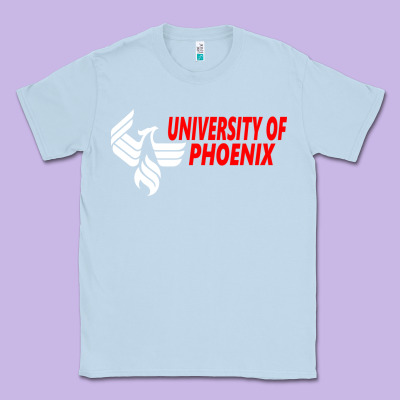University Of Phoenix Classic Tee Designed By Artisfamous