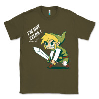 Army Green i’m not zelda Classic Tee - artisFamous