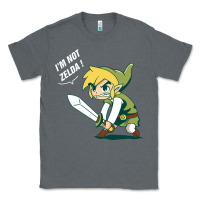 Charcoal Heather i’m not zelda Classic Tee - artisFamous