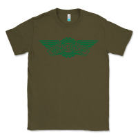 Army Green wingstop Classic Tee - artisFamous