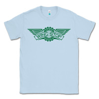 Dusty Blue wingstop Classic Tee - artisFamous