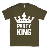 Army Green party king Classic Tee - artisFamous