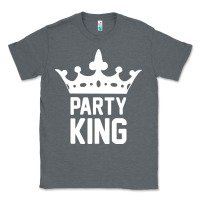 Charcoal Heather party king Classic Tee - artisFamous