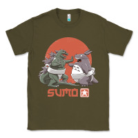 Army Green sumo pop Classic Tee - artisFamous