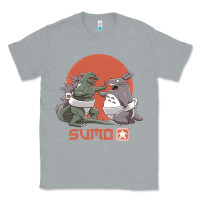 Heather Grey sumo pop Classic Tee - artisFamous