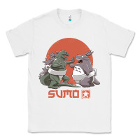 White sumo pop Classic Tee - artisFamous