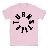 Bubblegum Pink TURNSTILE BLACK ON WHITE Classic Tee - artisFamous