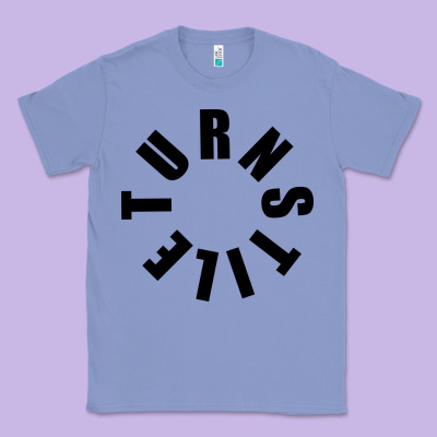 Turnstile Black On White Classic Tee Designed By Artisfamous