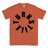 Copper TURNSTILE BLACK ON WHITE Classic Tee - artisFamous