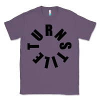 Lavender TURNSTILE BLACK ON WHITE Classic Tee - artisFamous