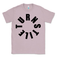 Lilac TURNSTILE BLACK ON WHITE Classic Tee - artisFamous