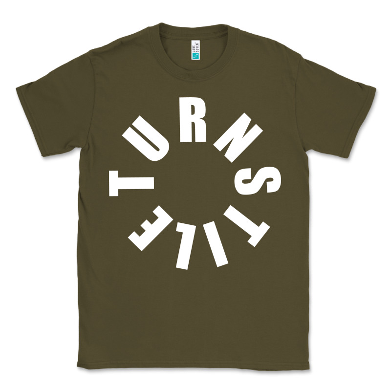 Turnstile White On Black. Classic Tee by artisFamous | Teevron