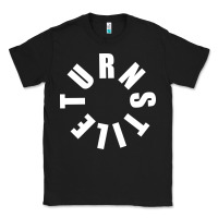 Black TURNSTILE WHITE ON BLACK. Classic Tee - artisFamous