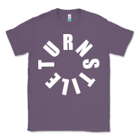 Lavender TURNSTILE WHITE ON BLACK. Classic Tee - artisFamous