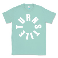 Seafoam TURNSTILE WHITE ON BLACK. Classic Tee - artisFamous