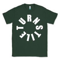 Sports Green TURNSTILE WHITE ON BLACK. Classic Tee - artisFamous