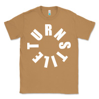 Toasted Coconut TURNSTILE WHITE ON BLACK. Classic Tee - artisFamous