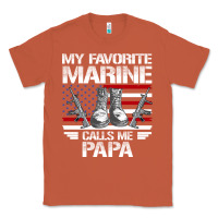 Copper marine papa, gifts my favorite marine calls me pa pa military mother Classic Tee - artisFamous