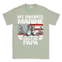 Matcha marine papa, gifts my favorite marine calls me pa pa military mother Classic Tee - artisFamous