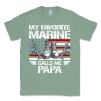 Sage marine papa, gifts my favorite marine calls me pa pa military mother Classic Tee - artisFamous