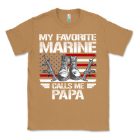 Toasted Coconut marine papa, gifts my favorite marine calls me pa pa military mother Classic Tee - artisFamous