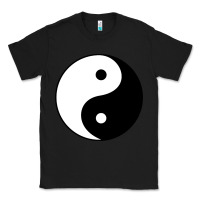 Black Yin and yang Classic Tee - artisFamous