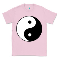 Bubblegum Pink Yin and yang Classic Tee - artisFamous