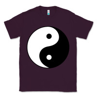 Plum Yin and yang Classic Tee - artisFamous