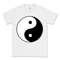 White Yin and yang Classic Tee - artisFamous