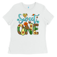 White sweet one avocado Ladies Tee - Artiststas