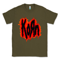 Army Green vintage kor'n Classic Tee - artisFamous