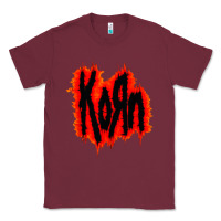 Burgundy vintage kor'n Classic Tee - artisFamous