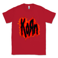Red vintage kor'n Classic Tee - artisFamous