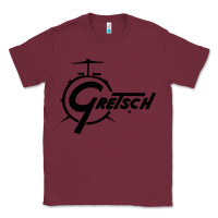 Burgundy gretsch Classic Tee - artisFamous