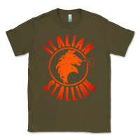 Army Green italian stallion Classic Tee - artisFamous