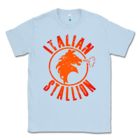 Dusty Blue italian stallion Classic Tee - artisFamous