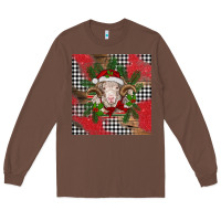 Chestnut Christmas merino Long Sleeve Tee - BarkalooDesign