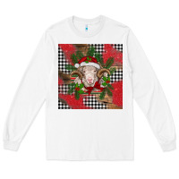 White Christmas merino Long Sleeve Tee - BarkalooDesign