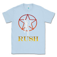 Dusty Blue rush vintage starman unisex Classic Tee - artisFamous