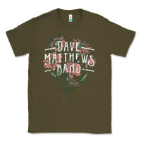 Army Green Dave Matthews ( DMB ) Classic Tee - artisFamous