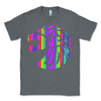Charcoal Heather reflective 7 lions Classic Tee - artisFamous