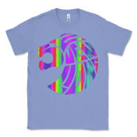 Colony Blue reflective 7 lions Classic Tee - artisFamous