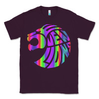 Plum reflective 7 lions Classic Tee - artisFamous
