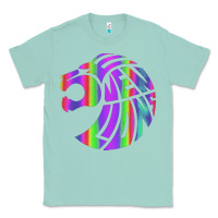 Seafoam reflective 7 lions Classic Tee - artisFamous